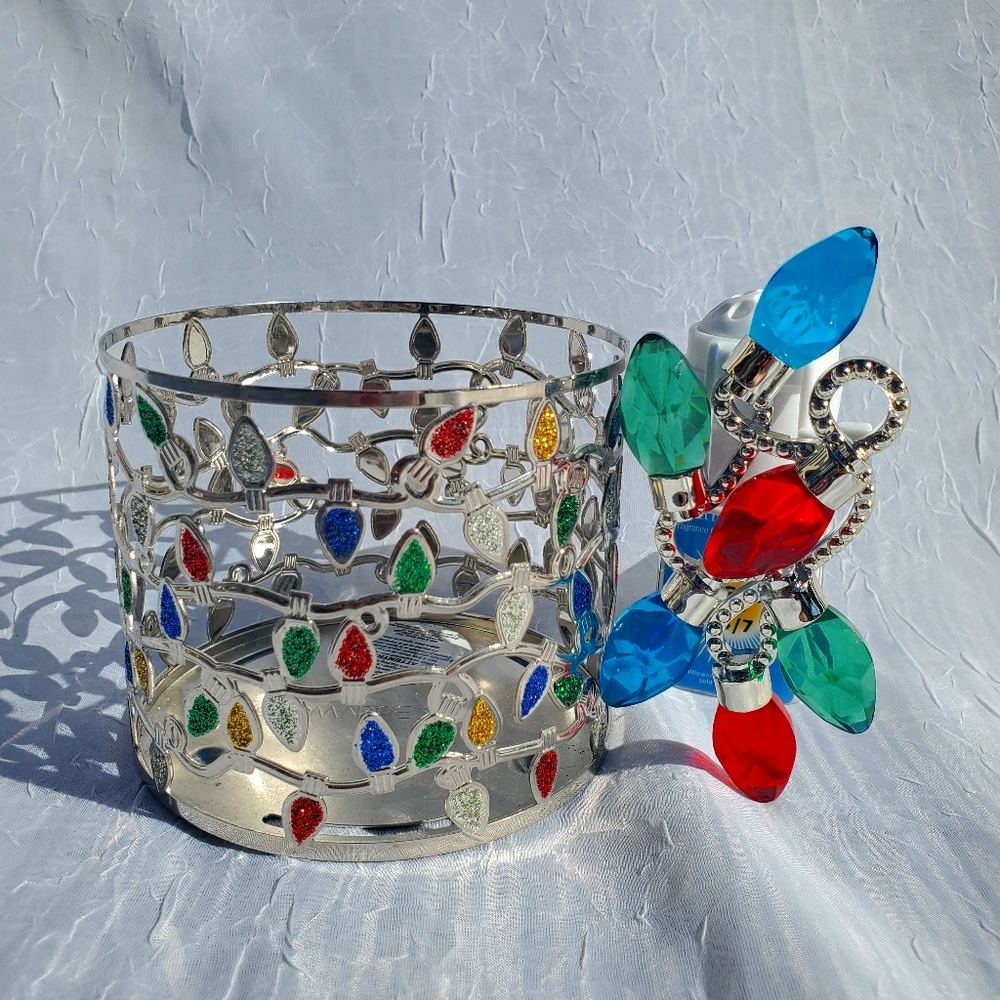 Christmas Lights Candle Sleeve & Wallflower Plug